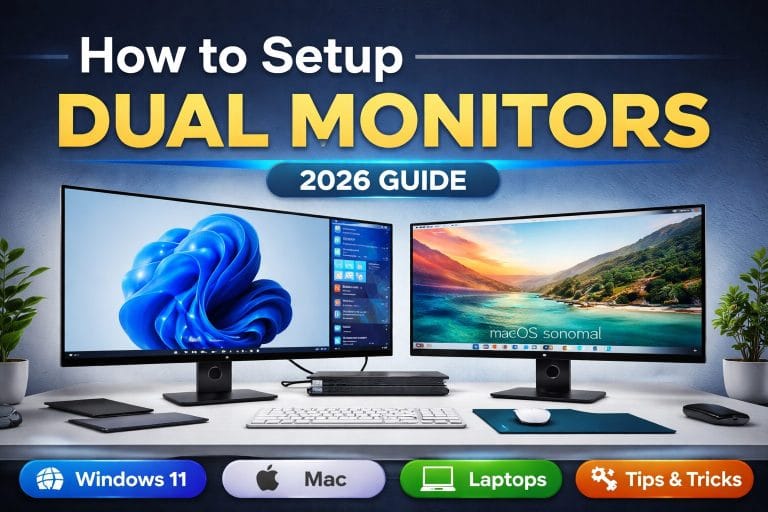 How to Setup Dual Monitors on Windows 11 and Mac in 2026 for maximum productivity