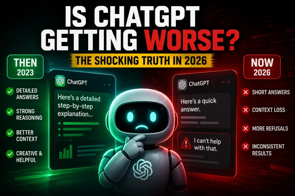 ChatGPT Getting Worse? Why Users Feel It’s “Dumber” — and What’s Actually Changing