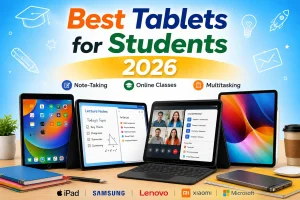 Best tablets for students 2026 for note-taking, online classes, and multitasking
