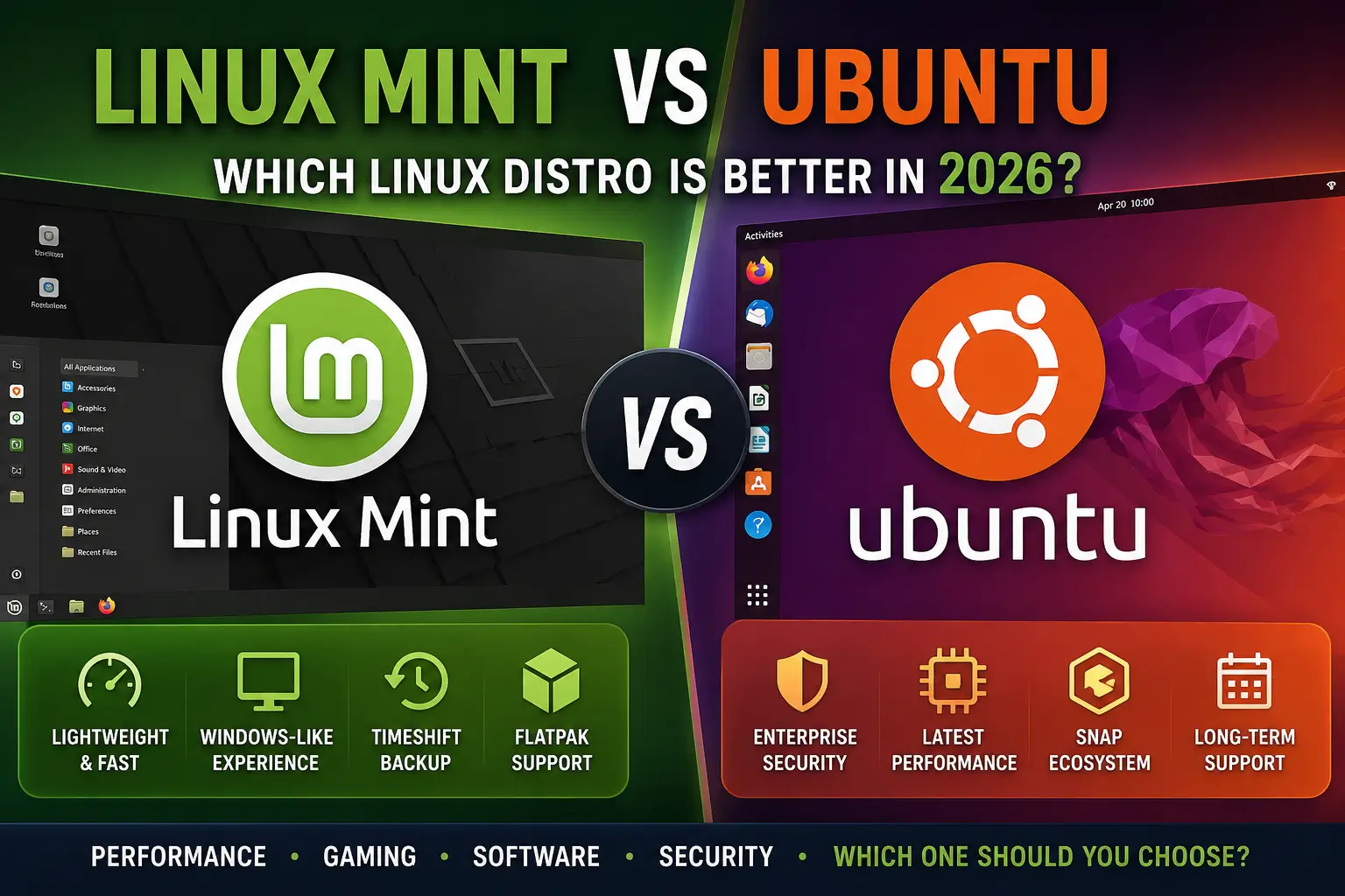 Linux Mint vs Ubuntu: Which Linux Distro Is Better in 2026?